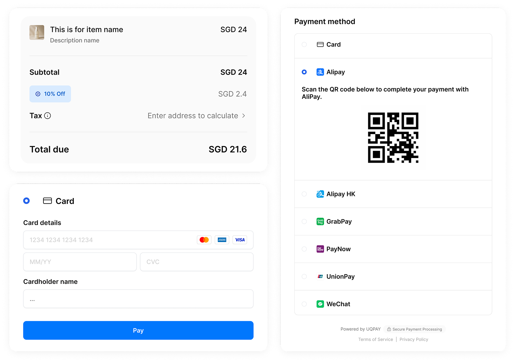 Website Payments