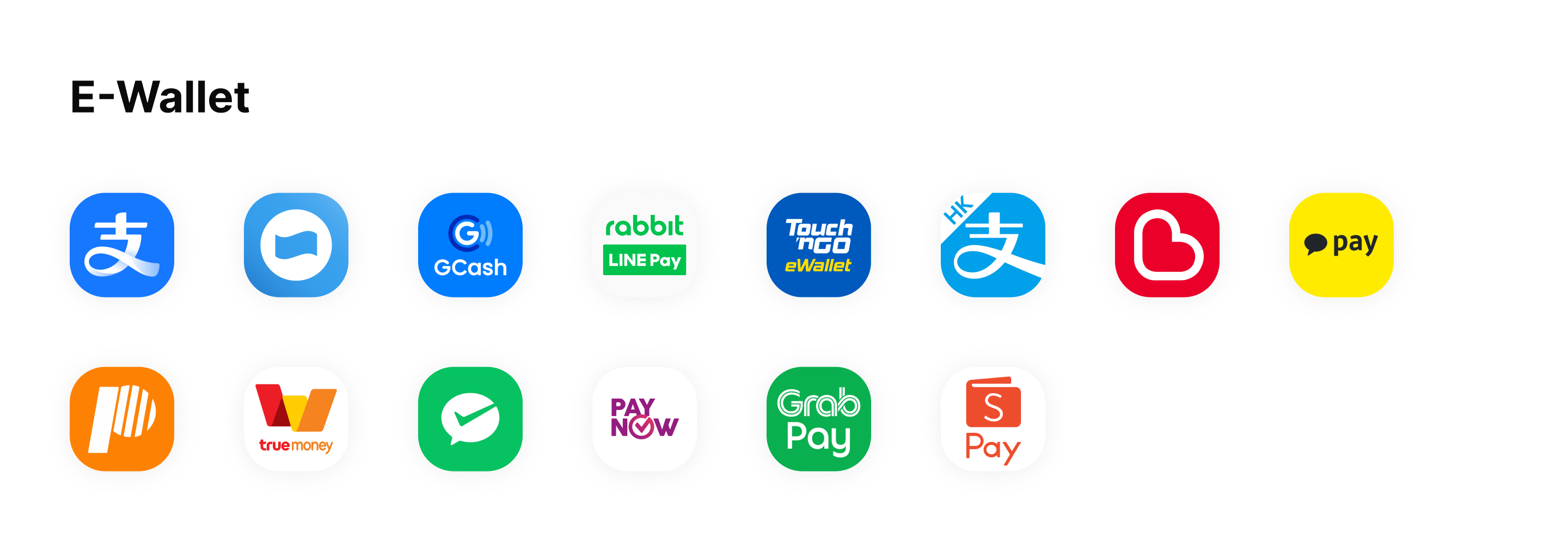 Supported payment methods (set 2)