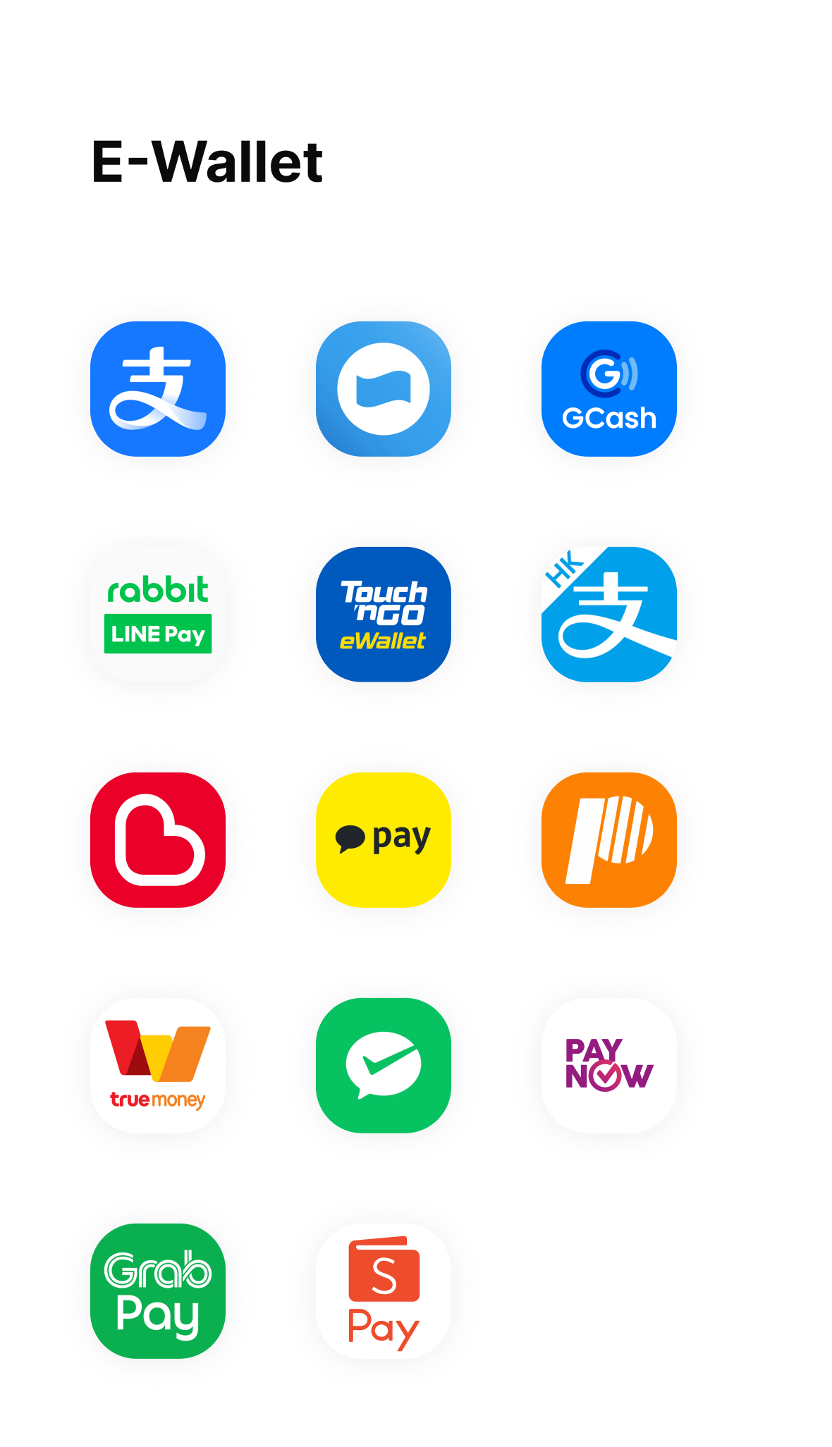 Supported payment methods (set 2)